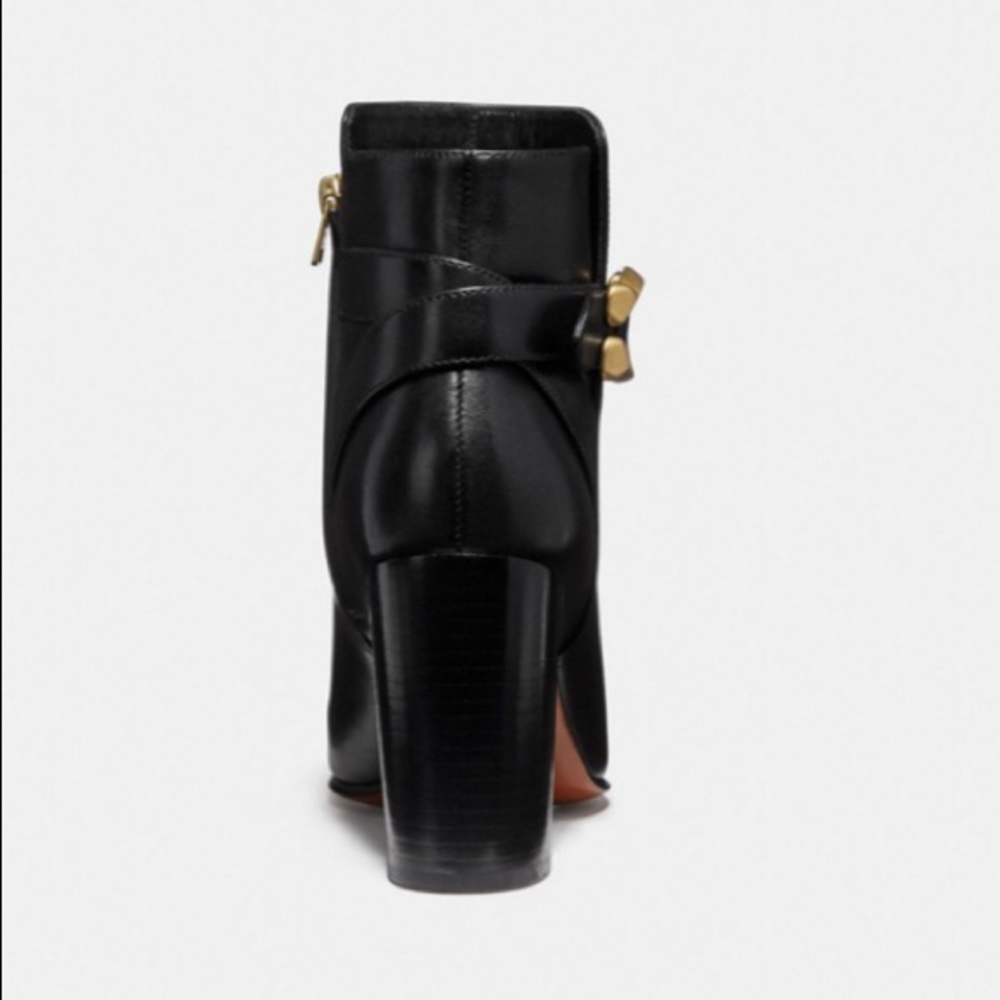 NWOB Coach Delaney Signature Buckle Heel Bootie - Picture 5 of 15